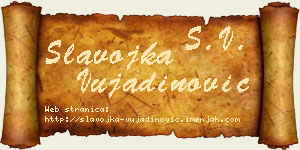 Slavojka Vujadinović vizit kartica